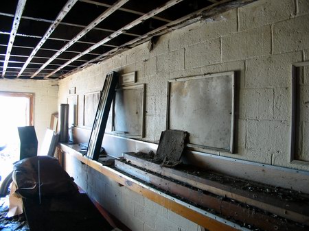 Burnside Drive-In Theatre - Inside Concession2 - Photo From Water Winter Wonderland (newer photo)